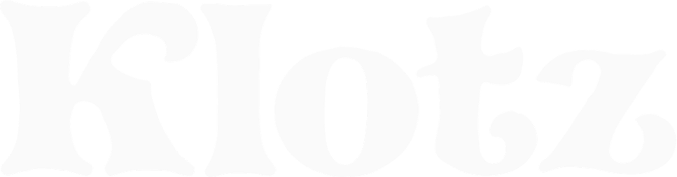 Klotz Logo white