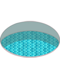 Eingelassener Pool Grafik