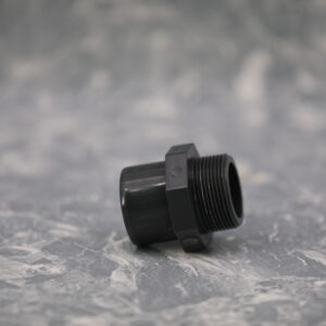 PVC Nippel mit Außengewinde